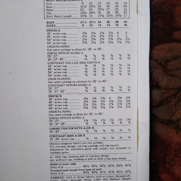 Vintage VOGUE Paris Original 2569 Nina Ricci Dress Pattern Size 14 Uncut - Picture 10 of 13